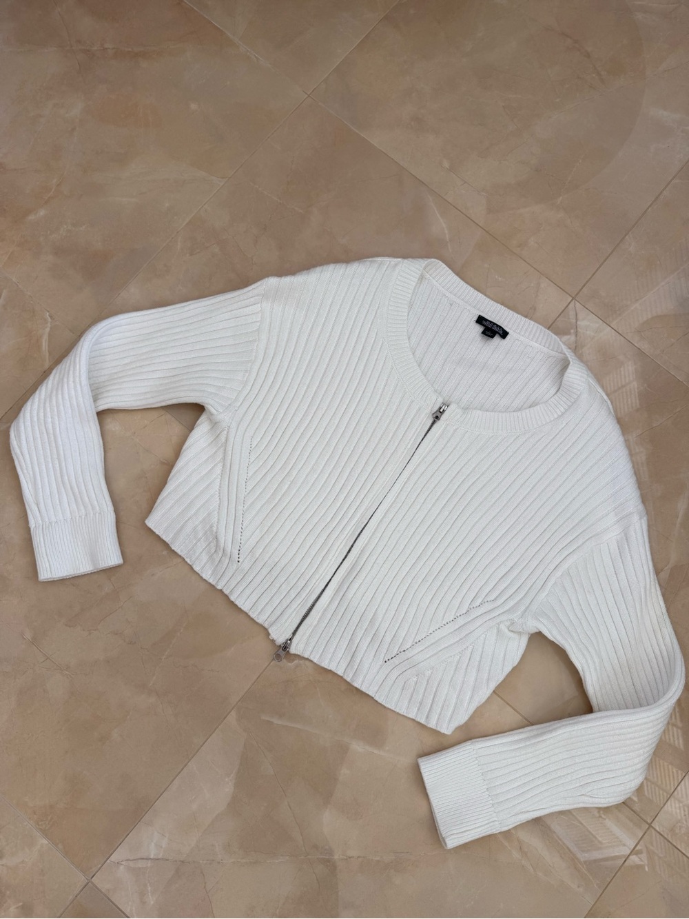 Wild fable zip up cardigan light blue
